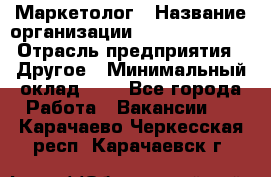Маркетолог › Название организации ­ Michael Page › Отрасль предприятия ­ Другое › Минимальный оклад ­ 1 - Все города Работа » Вакансии   . Карачаево-Черкесская респ.,Карачаевск г.